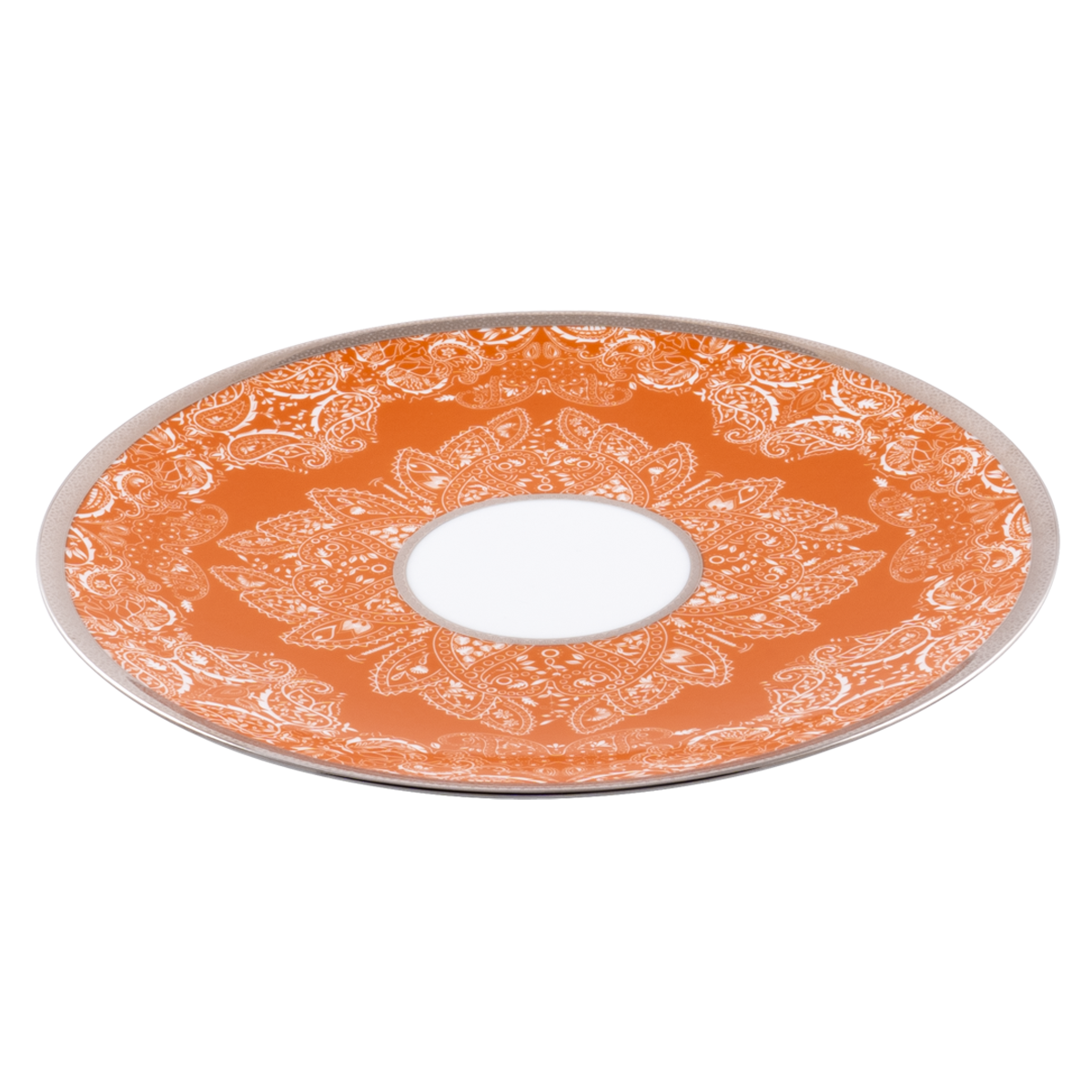 haviland-romane-assiette-pr-sentation-orange-porcelaine image 2