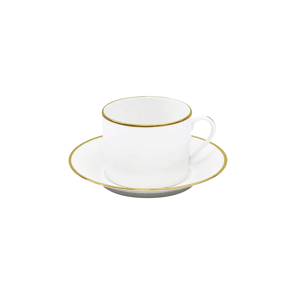haviland-orsay-tasse-d-jeuner-et-soucoupe-or-porcelaine image 1