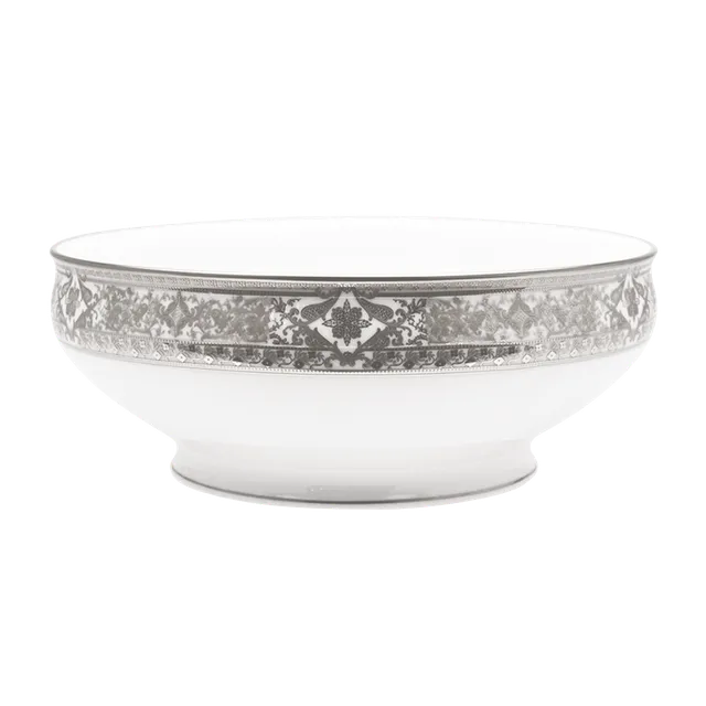 haviland-matignon-saladier-blanc-platine-porcelaine image 1