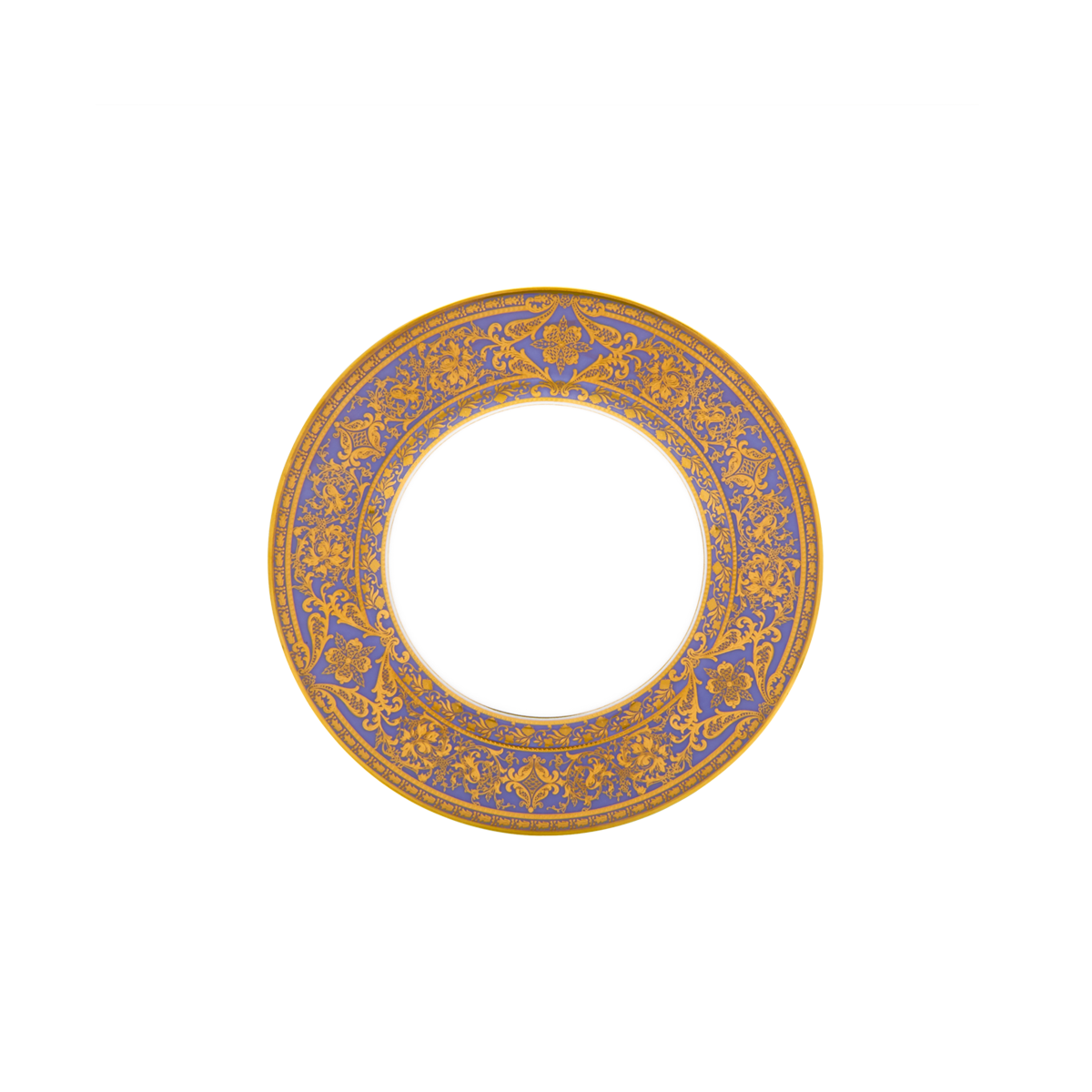 haviland-matignon-assiette-pain-lavande-or-porcelaine image 1