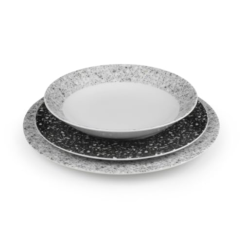 m-dard-de-noblat-cosmo-service-18-assiettes-porcelaine-gris image 5