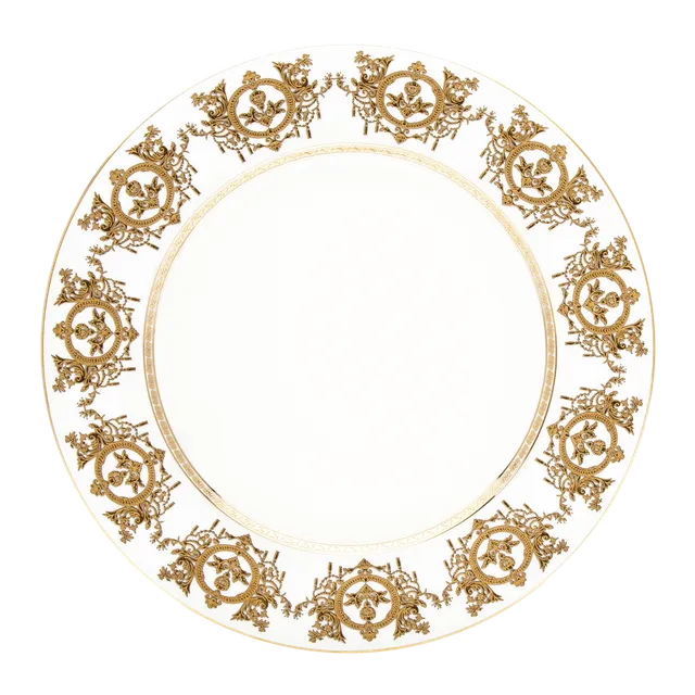 haviland-ritz-imp-rial-assiette-d-ner-porcelaine-blanc image 1