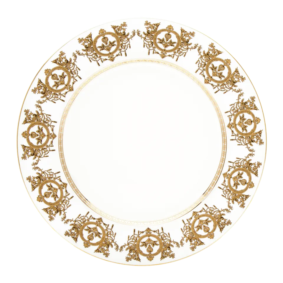 haviland-ritz-imp-rial-assiette-d-ner-porcelaine-blanc image 1