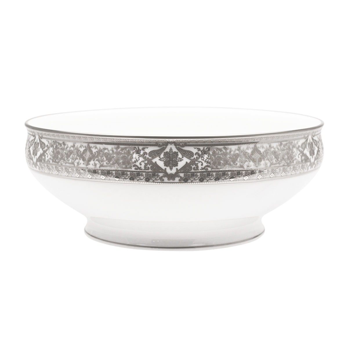 haviland-matignon-saladier-blanc-platine-porcelaine image 1