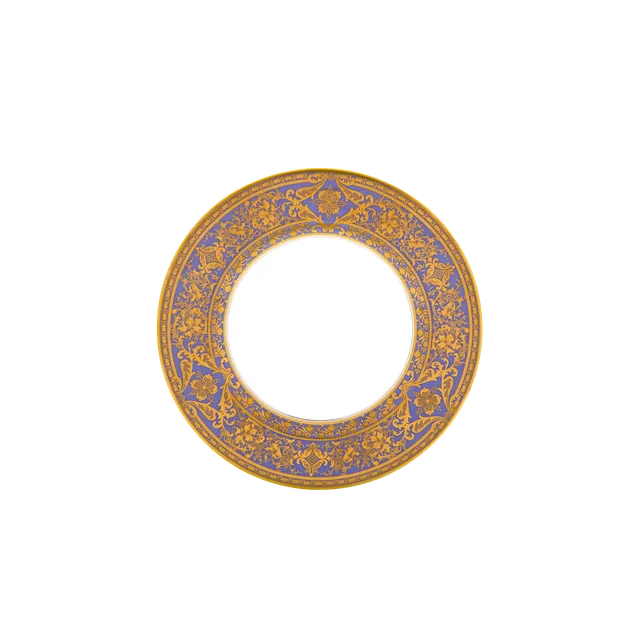 haviland-matignon-assiette-pain-lavande-or-porcelaine image 1