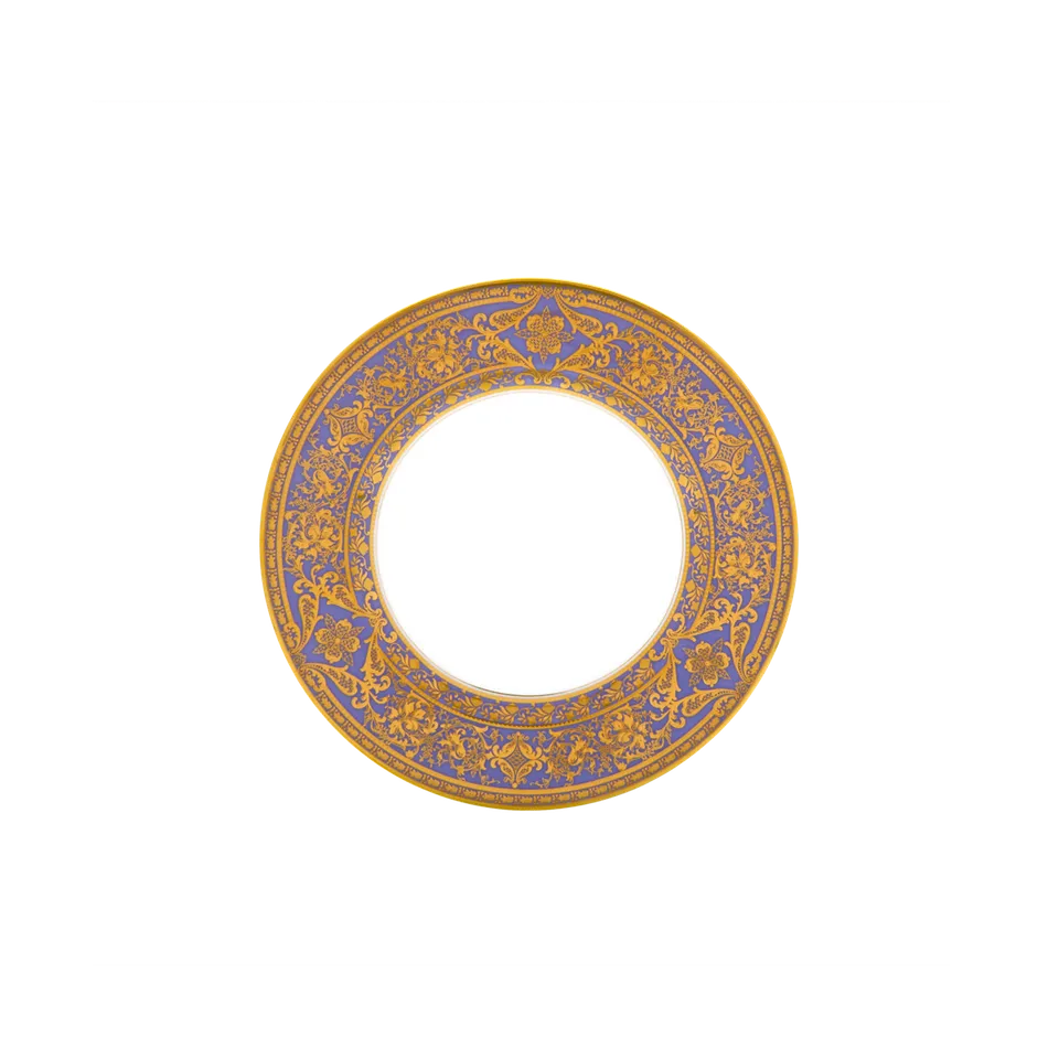 haviland-matignon-assiette-pain-lavande-or-porcelaine image 1