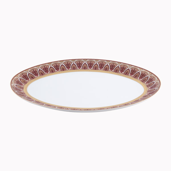 haviland-r-ves-du-nil-plat-ovale-38-cm-pourpre-or image 2