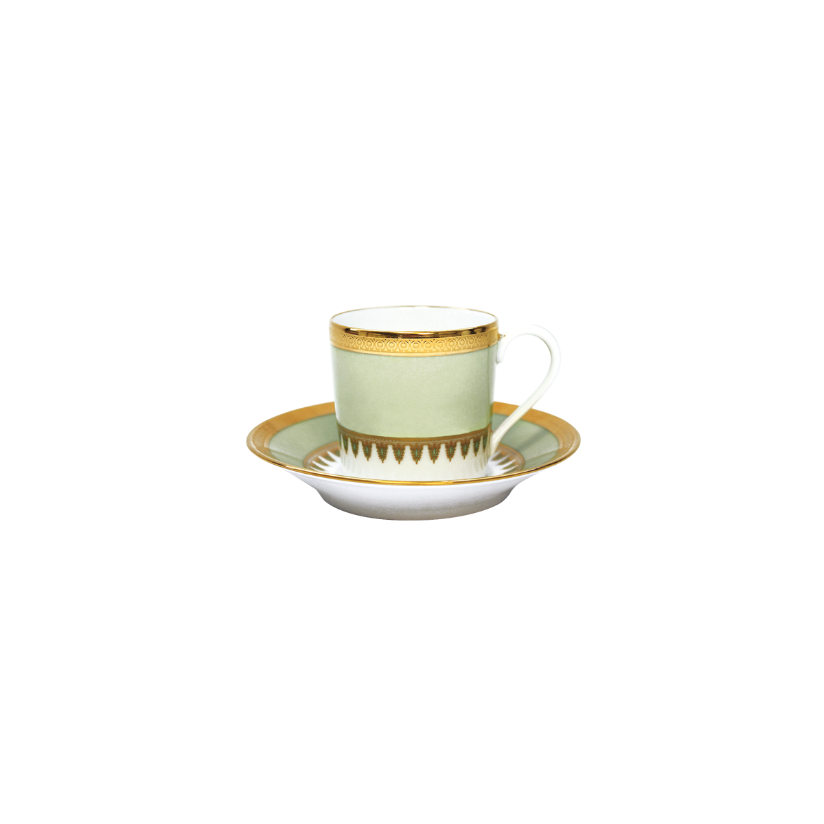 haviland-oasis-tasse-caf-soucoupe-porcelaine-blanche image 1