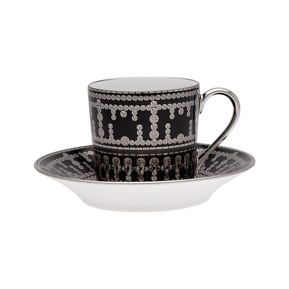 haviland-tiara-tasse-caf-soucoupe-porcelaine-noir-platine image 1