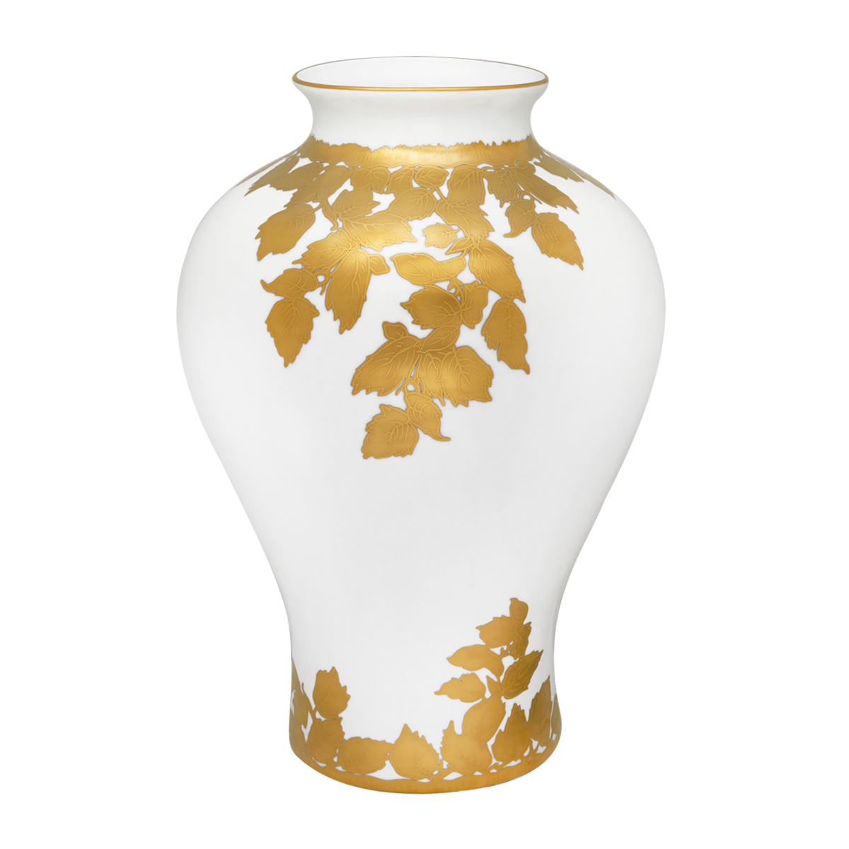haviland-feuille-d-or-vase-prestige-porcelaine-dor-e image 1