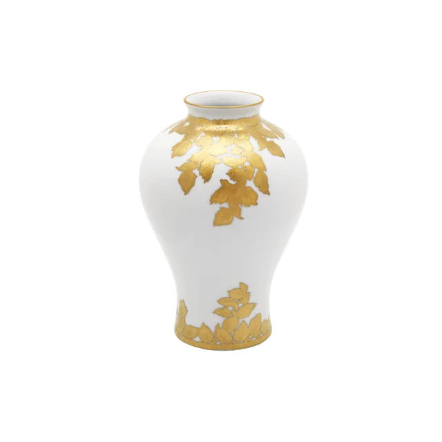 haviland-feuille-d-or-vase-petit-mod-le-porcelaine-limoges image 1