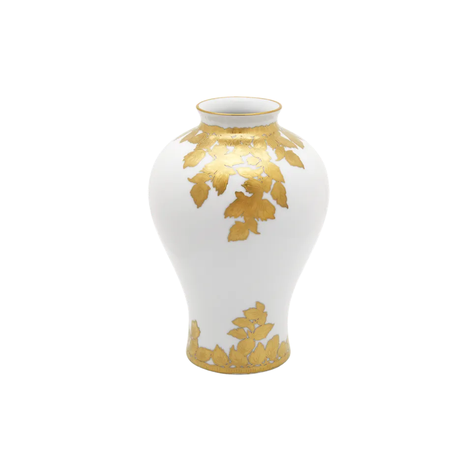 haviland-feuille-d-or-vase-petit-mod-le-porcelaine-limoges image 1