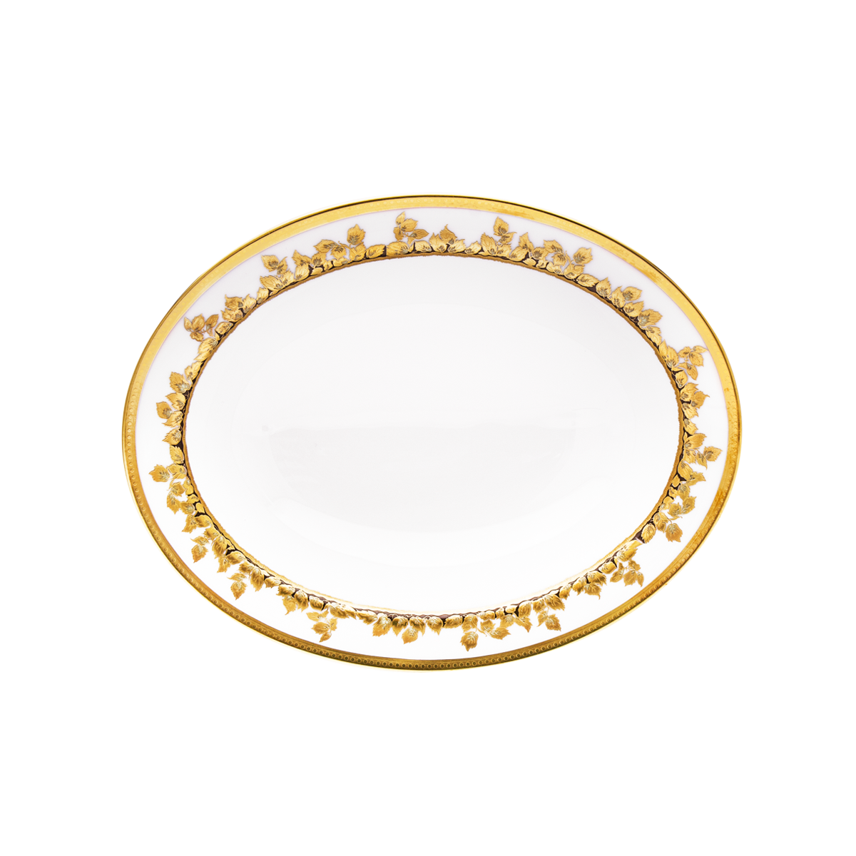 haviland-feuille-d-or-compotier-porcelaine-limoges image 1