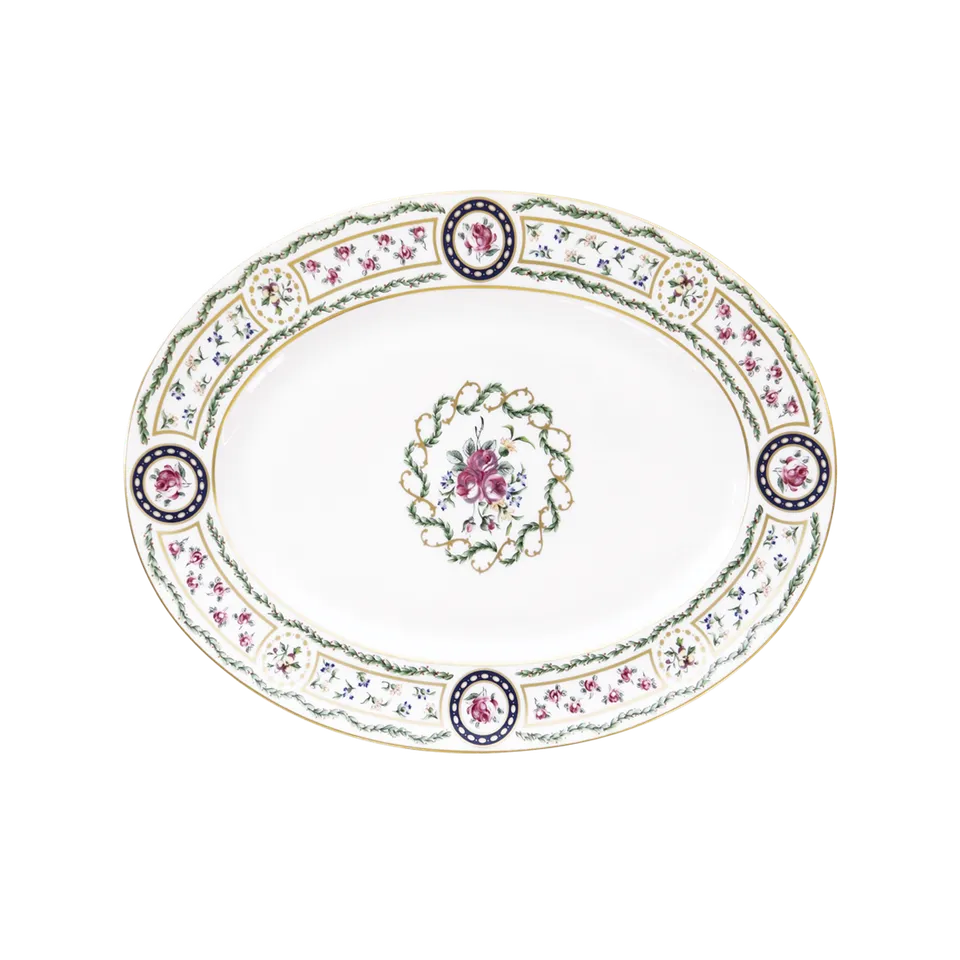haviland-louveciennes-plat-ovale-porcelaine-limoges image 1