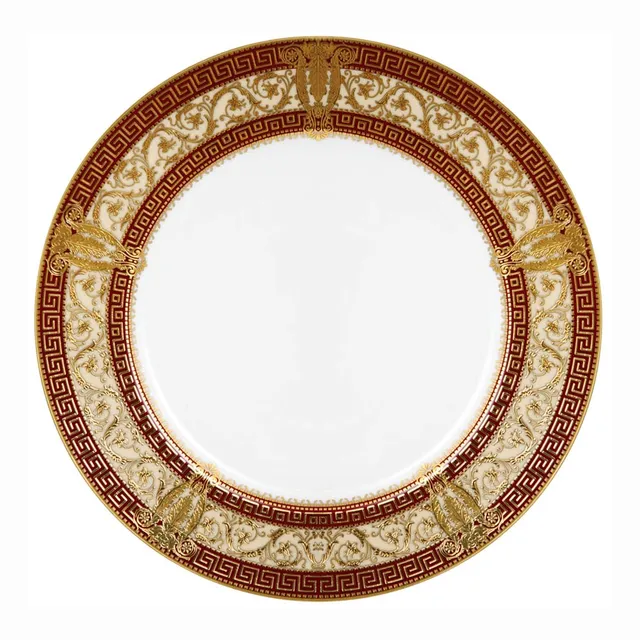 haviland-salon-murat-assiette-d-ner-cerise-or-porcelaine image 1