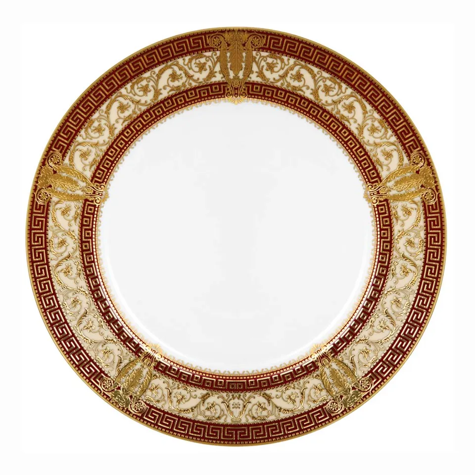 haviland-salon-murat-assiette-d-ner-cerise-or-porcelaine image 1