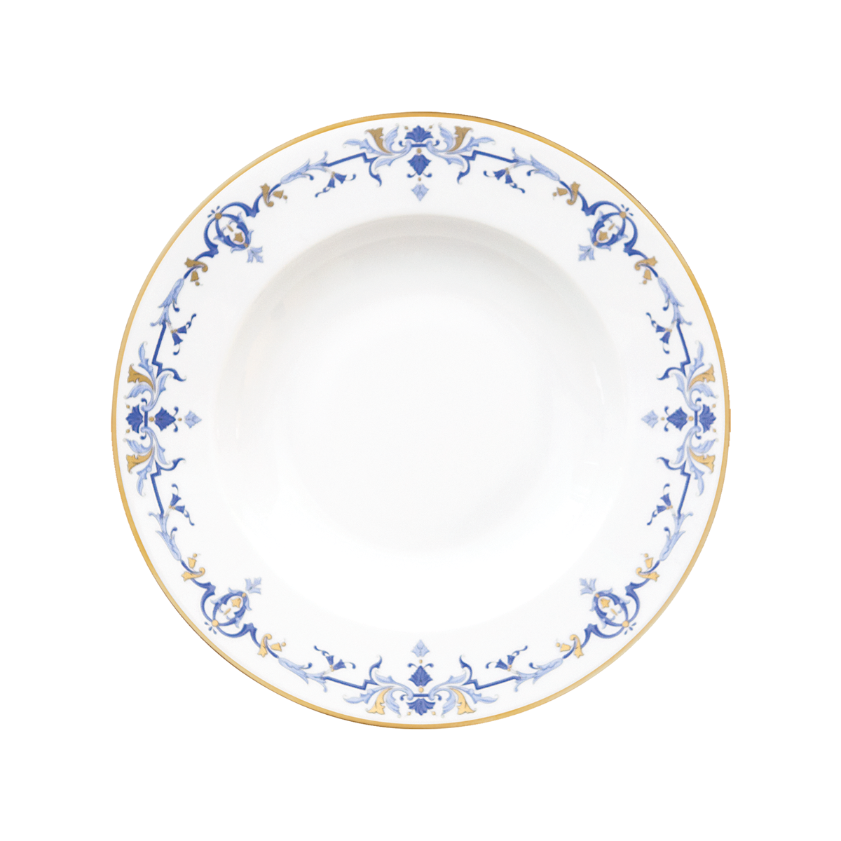 haviland-marthe-ritz-paris-assiette-creuse-aile-porcelaine image 1