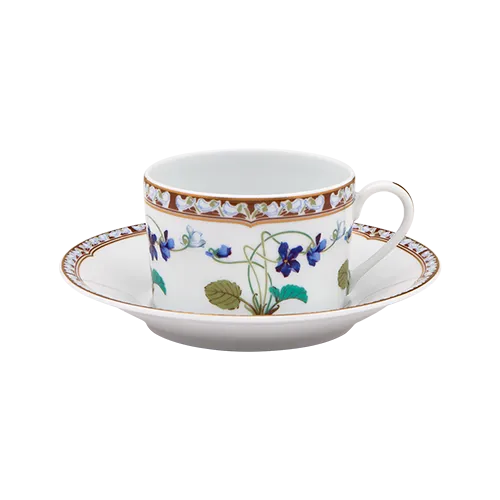 haviland-imp-ratrice-eug-nie-tasse-th-et-soucoupe-porcelaine image 1
